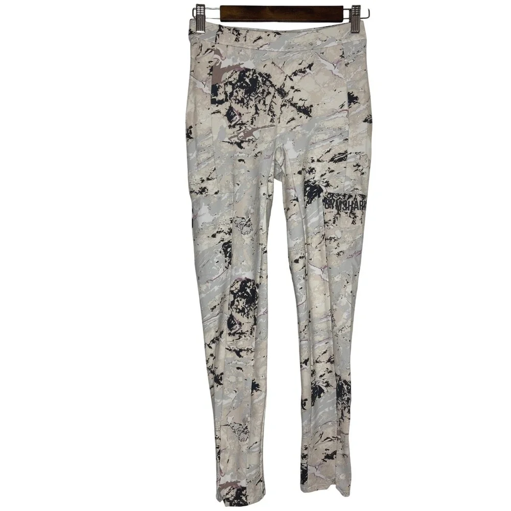 Gymshark Ori Marbled Print Athletic Leggings Women Size M - Picture 2 of 11
